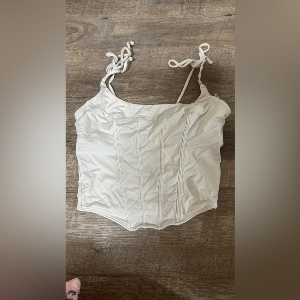 Hollister corset crop top